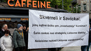 Piketas prie Ekonomikos ir inovacijų ministerijos