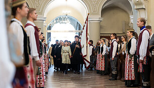 VU atminties diplomų įteikimo ceremonija