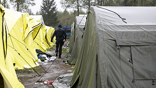 Migrantų stovykla Rūdninkuose