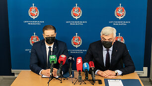 Spaudos konferencija generalinėje prokuratūroje 