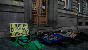 Protestas prie&scaron; netvarų ūkininkavimą numatančią nacionalinę Žemės ūkio strategiją
