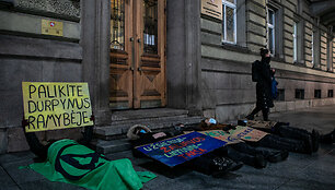 Protestas prie&scaron; netvarų ūkininkavimą numatančią nacionalinę Žemės ūkio strategiją