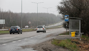 Automobilių eismas Minsko pl. ties stotele „Kinologijos centras“