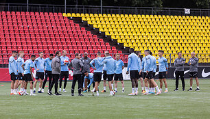 &bdquo;Malmo FF&ldquo; treniruotė prie&scaron; rungtynes Čempionų lygos atrankoje