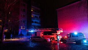 Gaisras V. Grybo gatvėje, Vilniuje