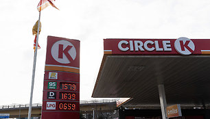 Degalų kainos Circle K degalinėje