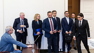 Spaudos konferencija prezidentūroje