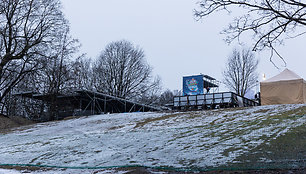 „Red Bull Jump & Freeze“ pasiruošimas ant Tauro kalno