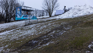 „Red Bull Jump & Freeze“ pasiruošimas ant Tauro kalno