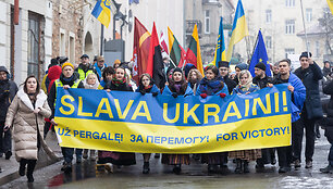 Eitynės už Ukrainos pergalę
