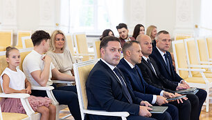 Specialiųjų tyrimų tarnybos vadovo Lino Pernavo ir pavaduotojų priesaika