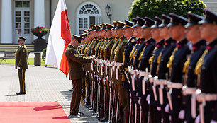 Prezidentas Gitanas Nausėda susitiko su Lenkijos vadovu Andrzejumi Duda