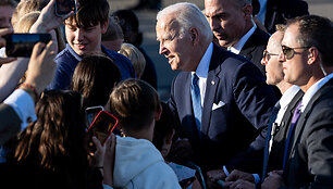Joe Bidenas atvyko į Vilnių