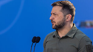 Volodymyras Zelenskis atvyko į Litexpo