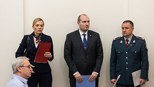 Agnė Bilotaitė, Gintautas Jak&scaron;tas, Renatas Požėla