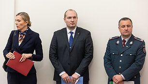 Agnė Bilotaitė, Gintautas Jak&scaron;tas, Renatas Požėla