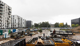 „Zaha Hadid Architects“ apžiūri verslo centro „Business Stadium Central“ statybas