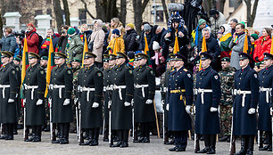 Trijų Baltijos valstybių vėliavų pakėlimo ceremonija