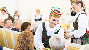 Lietuvos dainų &scaron;ventės &bdquo;Kad giria žaliuotų&ldquo; kūrėjų pagerbimo ceremonija