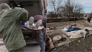 Sugriauta 90 proc. Mariupolio – žmonių lavonai į morgus vežami sunkvežimiais
