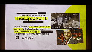 Žurnalistikos festivalis TIESĄ SAKANT 