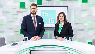 Lukas Savickas, Jurgita &Scaron;imelevičienė 15min studijoje