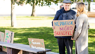 Protestas prie Seimo