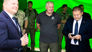 VSAT organizuotų taktinių pratybų &bdquo;PRIEDANGA &ndash; 2023&ldquo; epizodas ir spaudos konferencija