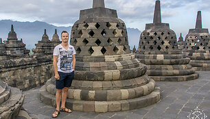 Borobuduro &scaron;ventykla au&scaron;tant (Java, Indonezija)