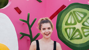 Menininkė Jolita Vaitkutė sukūrė unikalią instaliaciją &scaron;altibar&scaron;čių festivaliui