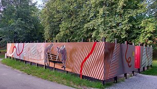 Meilės labirintas Alytaus Jaunimo parke