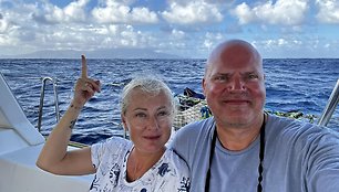 Kristinos ir Mindaugo kelionė per Ramųjį vandenyną