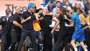 Thomasas Tuchelis ir Antonio Conte.