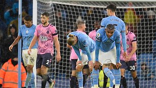 „Manchester City“ ir „Everton“ rungtynes baigė lygiosiomis.