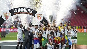 &bdquo;Sevilla&ldquo; laimėjo UEFA Europos lygą jau 7 kartus.