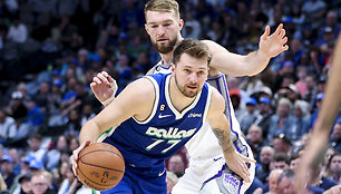 Luka Dončičius ir Domantas Sabonis