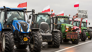 Lenkų ūkininkų protestas