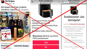 Socialiniuose tinkluose platinama apgaulė 