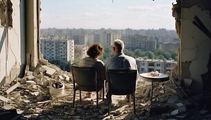 Dirbtinio intelekto generuoti vaizdai Ukrainos karo tema