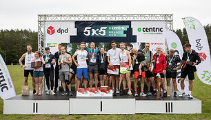 Vingio parke įvyko tvarus estafetinis miesto bėgimas &bdquo;Centric 5x5 Relay Run&ldquo;