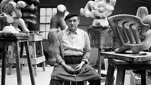 Jacques Lipchitz studijjoje