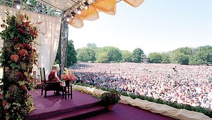 Dalai Lama Niujorko Centriniame parke, 1999 m.