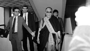 Dalai Lama Auk&scaron;čiausioje Taryboje. 1991 rugsėjo 29 d.