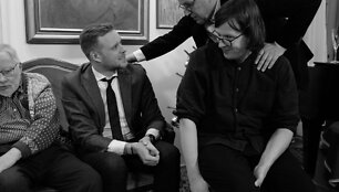 Vytautas V.Landsbergis artimųjų būryje