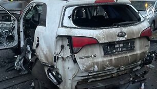 Maskvoje sprogo automobilis &ndash; žuvo Rusijos generolas leitenentas Fanilas Sarvarovas