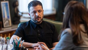 Volodymyras Zelenskis ir Julija Svyrydenko