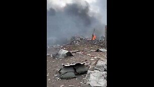 Izraelio bazė apgadinta po &bdquo;Hezbollah&ldquo; raketų ugnies i&scaron; Libano