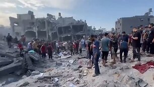 Izraelis bombardavo Džabalijos pabėgėlių stovyklą Gazos Ruože