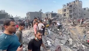 Izraelis bombardavo Džabalijos pabėgėlių stovyklą Gazos Ruože