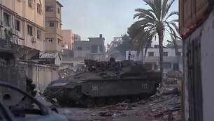 Izraelio kariai užėmė &bdquo;Hamas&ldquo; forpostą Gazos mieste
